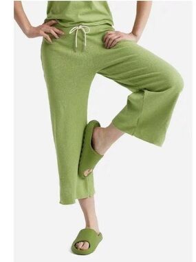 MATE the Label Green Organic Thermal Wide Leg Pant XL